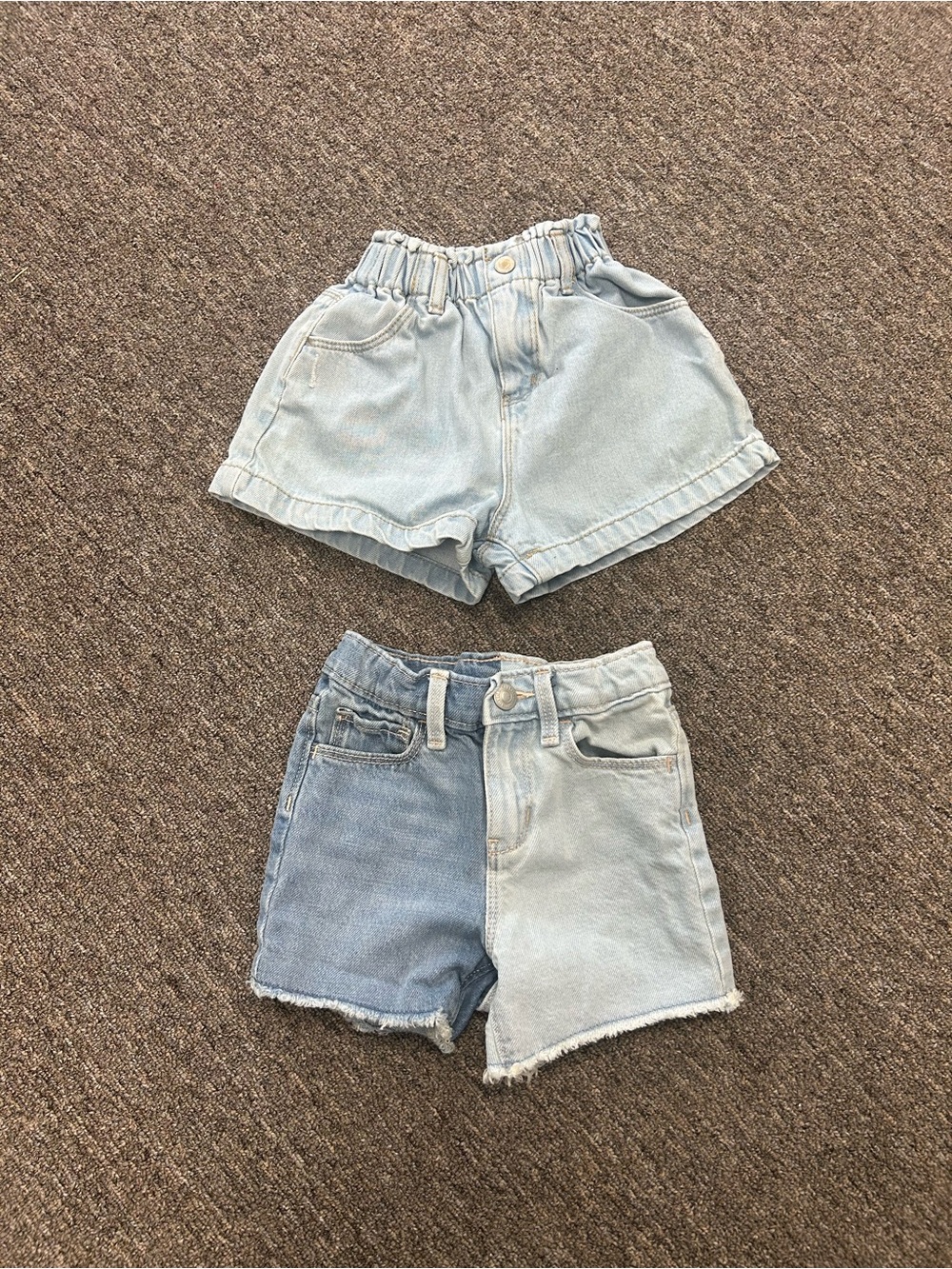 Pair of girls denim shorts-Zara Old Navy bundle